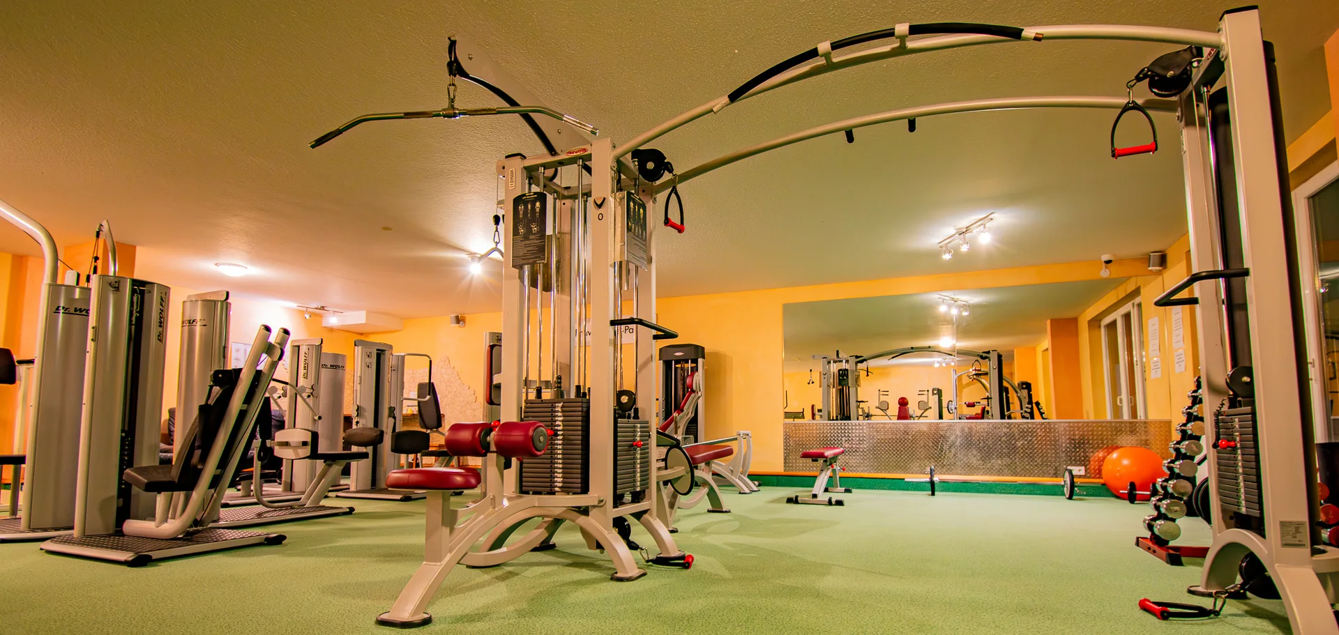 Hotel mit Fitnessstudio und Sportprogramm