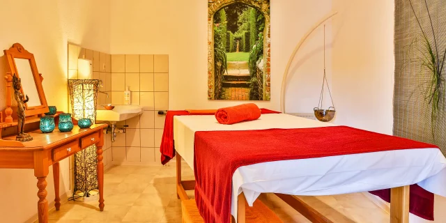 Wellnesshotel Albblick Anwendungsbereich Ayurvedazimmer